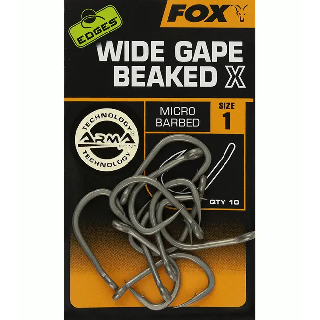 Carlige FOX Edges Wide Gape Beaked X, 10buc/plic