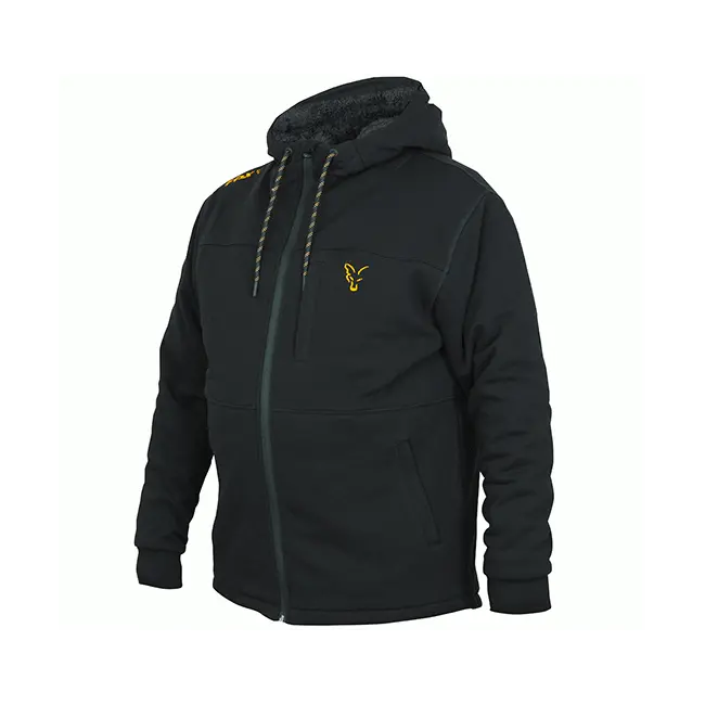 Hanorac Fox Sherpa Hoody, Black/Orange