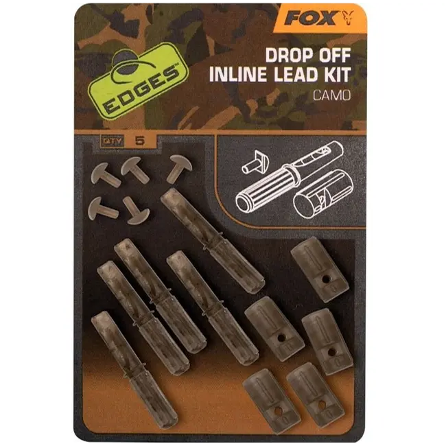 Kit Fox Camo Inline Lead Drop Off Kits, 5buc/set
