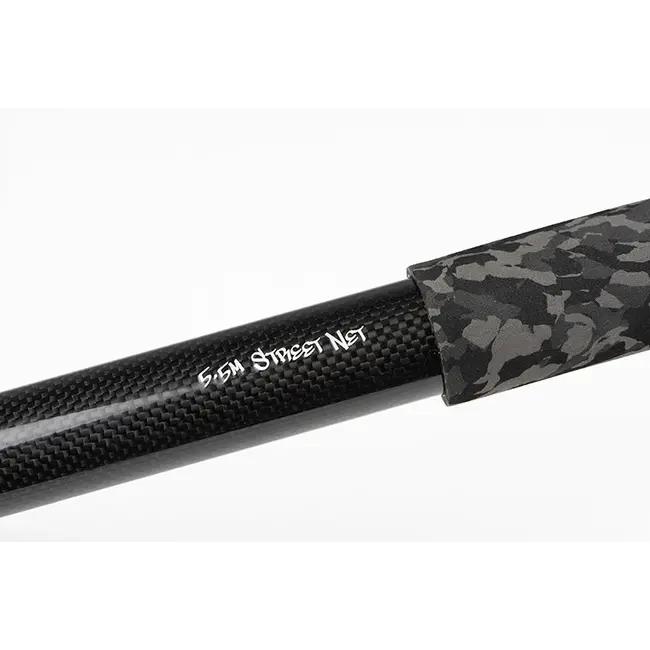 Minciog Telescopic cu Plasa Cauciucata Fox Rage Street Fighter Carbon Net, 50x60cm, 5.50m