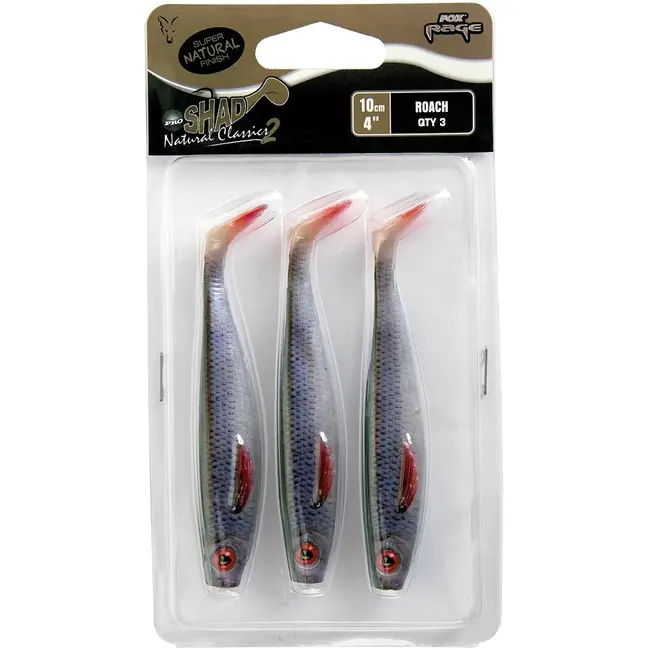 Shad Fox Rage Pro Shad, SN Roach, 10cm, 3buc/blister