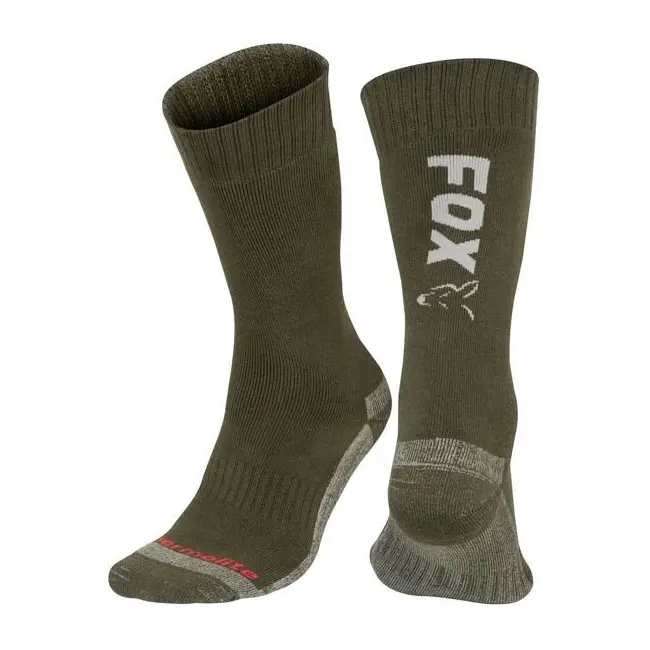 Sosete Fox Collection Socks, Green/Silver