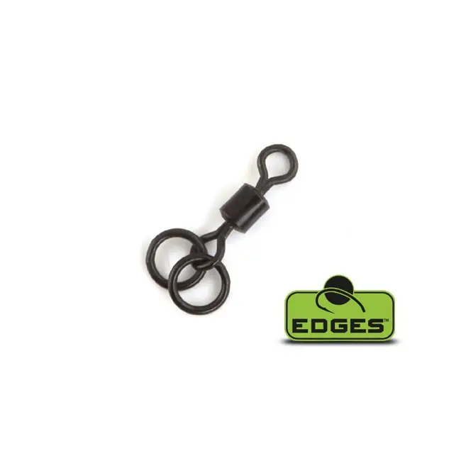 Vartej Fox Edges Double Ring Swivel Nr.7, 8buc/plic