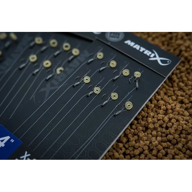 Riguri Matrix MXC-4 Barbless X-Strong Bait Band Rigs, 10cm, 8buc/plic