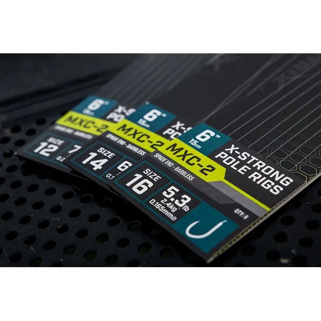 Riguri Matrix MXC-2 Barbless X-Strong Pole Rig, 15cm, 8buc/plic