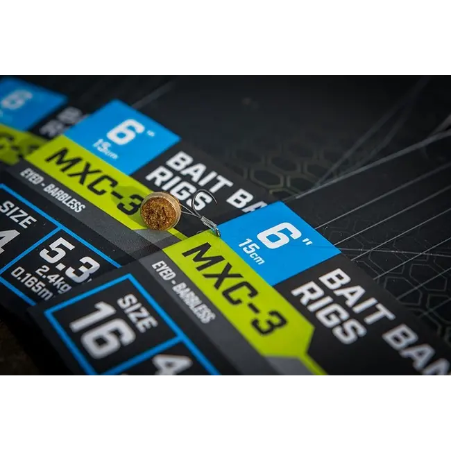 Riguri Matrix MXC-3 Barbless Bait Band Rigs, 15cm, 8buc/plic