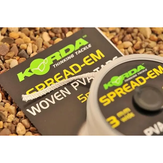 Banda Solubila PVA Korda Spread-Em Woven, 3mm, 5m