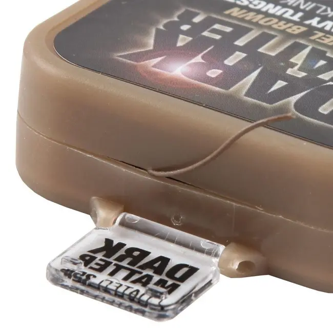 Fir Textil Cu Camasa Korda Dark Matter Super-Heavy Tungsten Coated Hooklink Gravel Brown, 10m