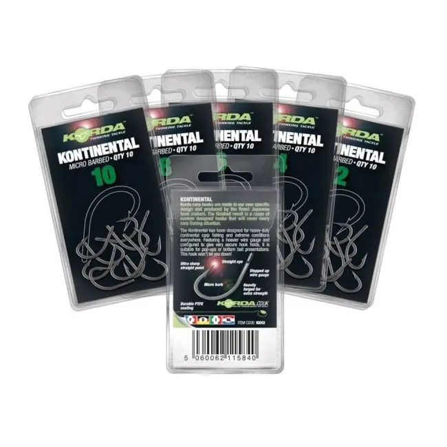 Carlige Korda Kontinental, 10buc/plic