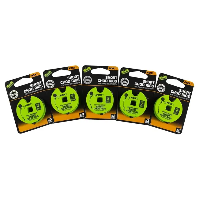 Montura FOX Edges Stiff Chod Rig Short, 3buc/disc