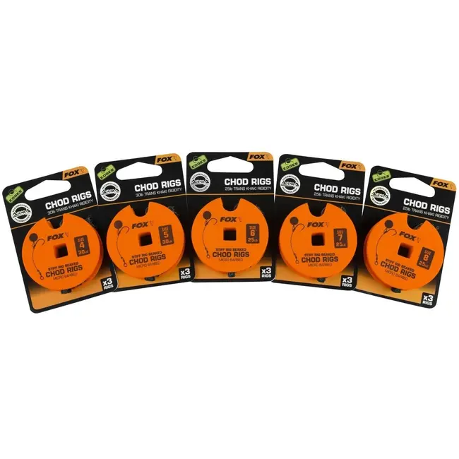Montura FOX Stiff Chod Rig Standard, 3buc/disc