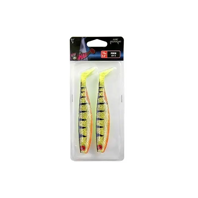 Shad FOX Rage Pro Shad, UV Perch, 14cm, 2buc/blister