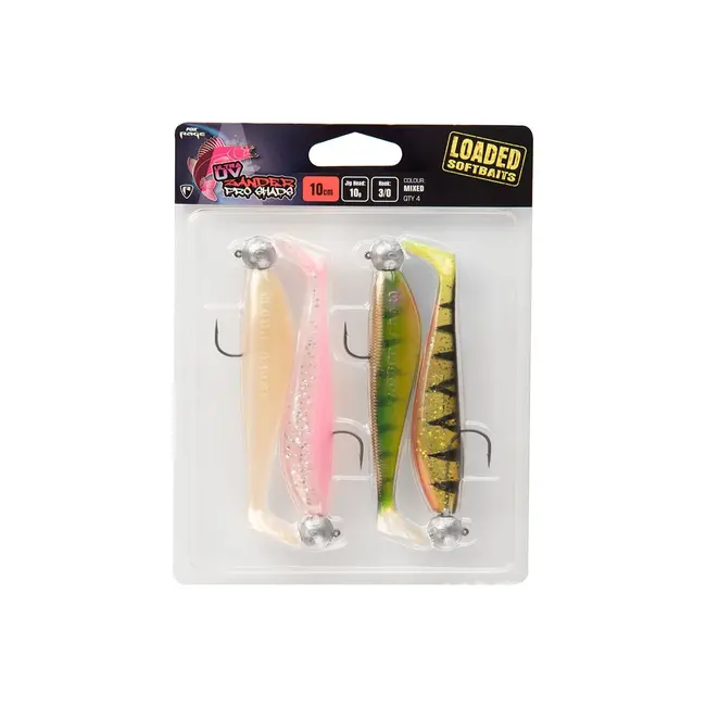 Shad Fox Rage Pro Zander UV Loaded, 12cm, 12g, Nr.4/0, 4buc/blister