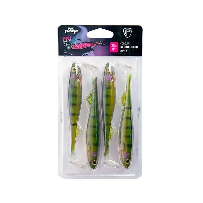 Shad Fox Rage Slick Ultra UV, Stickleback, 13cm, 4buc/blister