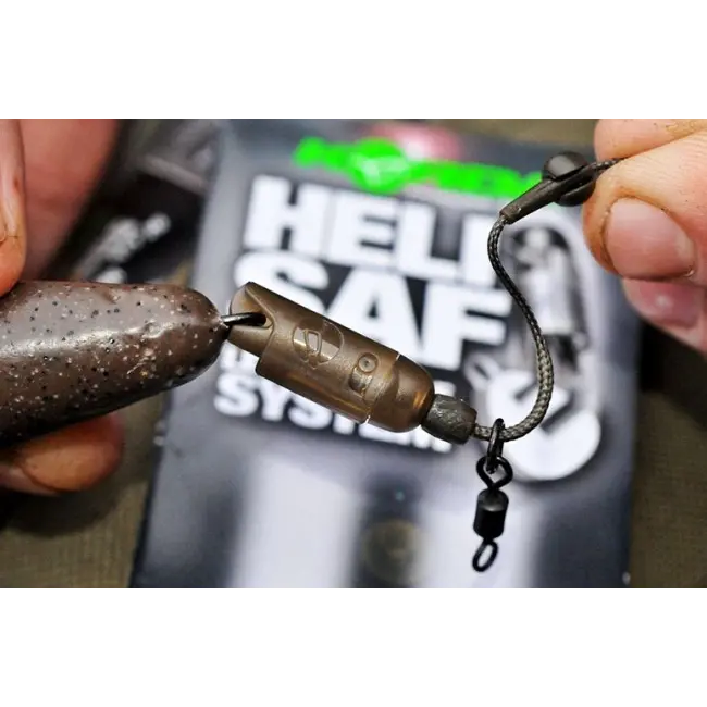 Sistem Clips Korda Plumb Pierdut Heli Safe Lead Release Verde, 2buc/blister