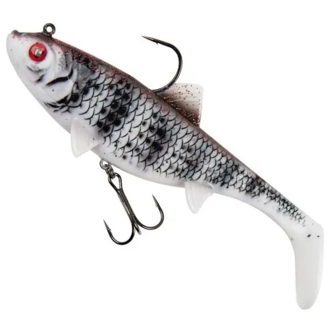 Swimbait FOX Rage Replicant Wobble, UV Zebra, 23cm, 115g, 1buc/blister