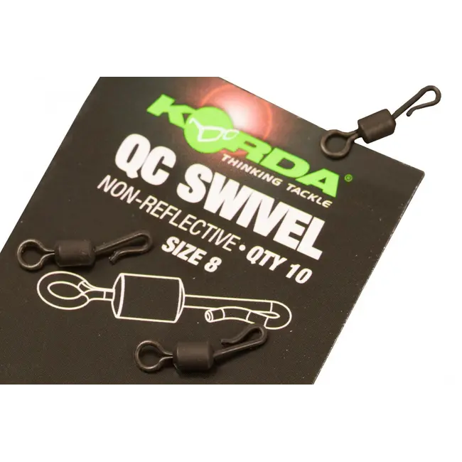 Vartej cu Agrafa Rapida Korda QC Swivel, Nr.8, 10buc/plic