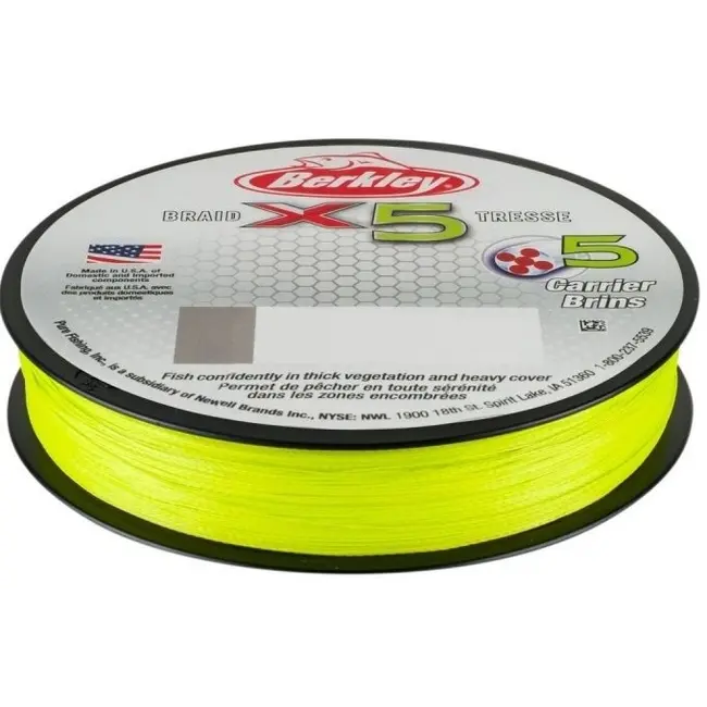 Fir Textil Berkley X5 Fluoro, Verde, 150m