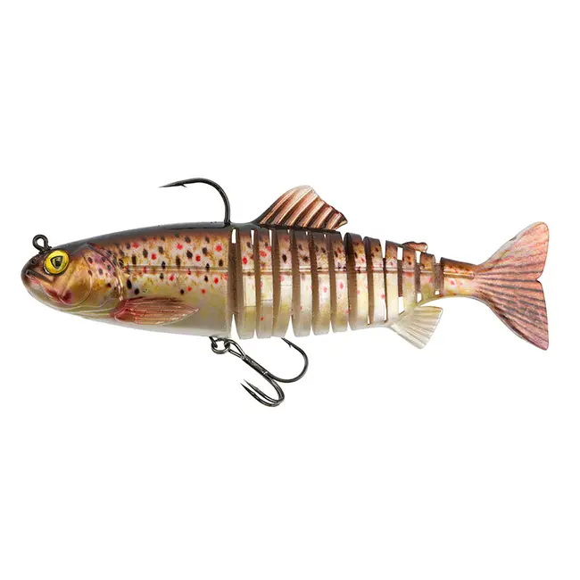 Swimbait Fox Rage Replicant Trout Jointed, Supernatural Brown Trout, 23cm, 130g
