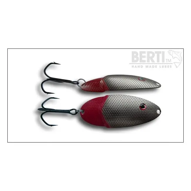 Lingura Oscilanta Bertilure Lucky Redtail Nr.1 Nickel Amprenta Patrate 6cm 7g