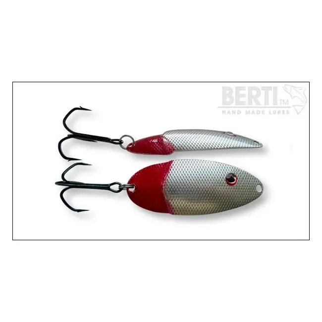 Lingura Oscilanta Bertilure Lucky Redtail Nr.1 Silver Amprenta Patrate 6cm 7g