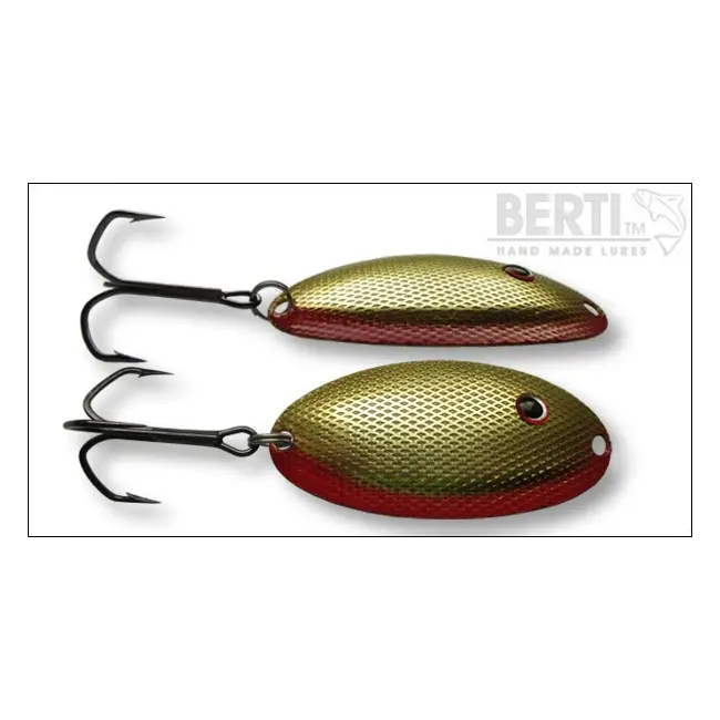 Lingura Oscilanta Bertilure Semiluna Amprenta Patrate Culoare Gold 8 Grame