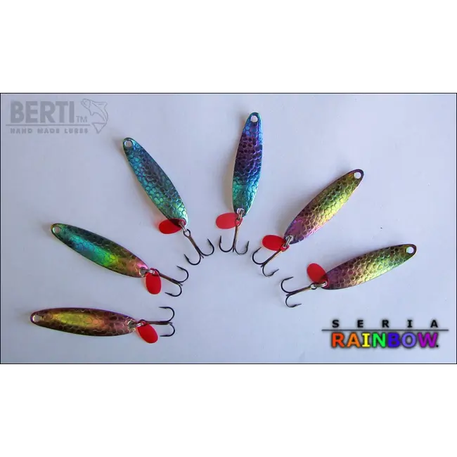 Lingura Oscilanta Bertilure Taifun Nr.1, Amprenta Dragon Skin, Culoare Rainbow, 7g
