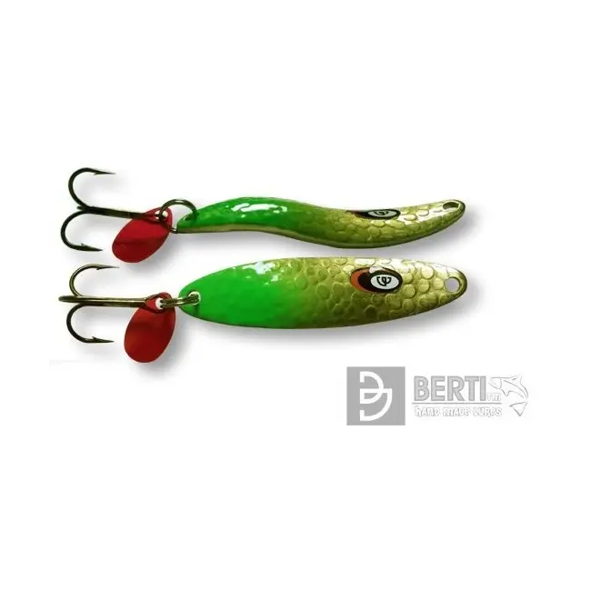Lingurita Oscilanta Berti Taifun Nr.1, Green Tail, 53mm, 7g