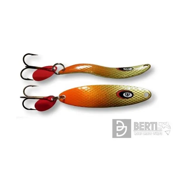 Lingurita Oscilanta Berti Taifun Nr.1, Orange Tail, 53mm, 5g
