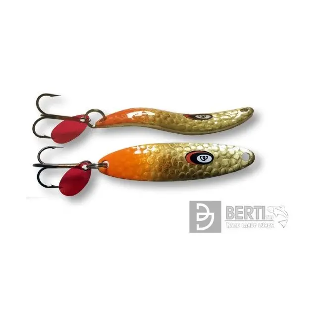 Lingurita Oscilanta Berti Taifun Nr.1, Orange Tail, 53mm, 7g