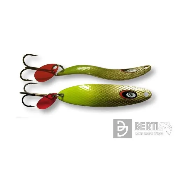Lingurita Oscilanta Berti Taifun Nr.1, Yellow Tail, 53mm, 5g