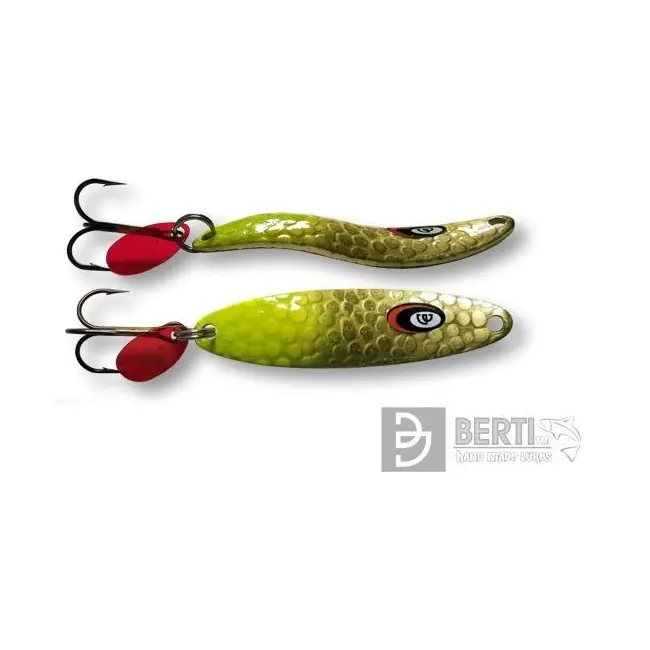 Lingurita Oscilanta Berti Taifun Nr.1, Yellow Tail, 53mm, 7g