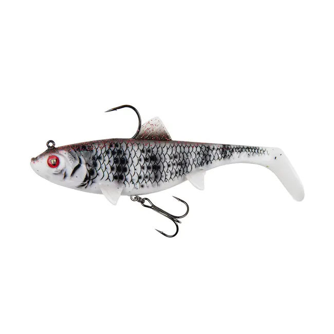 Swimbait Fox Rage Realistic Replicant Softbait, Zebra UV, 7.5cm, 10g