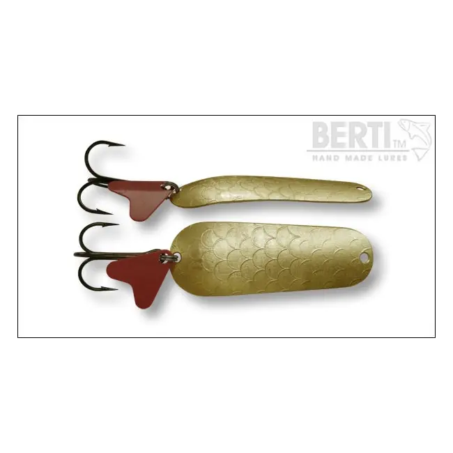 Lingura oscilanta Bertilure Piscot Nr. 2 amprenta Solzi culoare Gold 11 grame