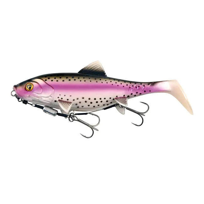 Swimbait Fox Rage Replicant Shallow Legend Colors, UV Original Rainbow Trout, 18cm, 65g