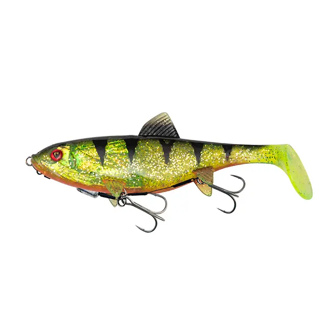 Swimbait Fox Rage Replicant Shallow Legend Colors, UV Perch, 18cm, 65g