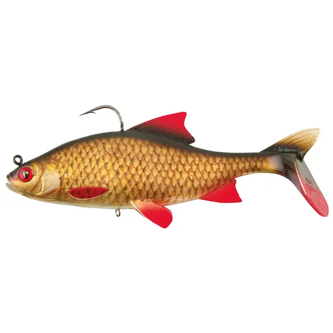 Swimbait Replicant Fox Rage Realistic Roach, Super Hot, 14cm, 45g