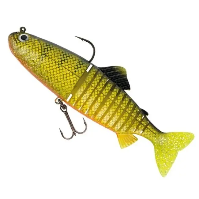 Swimbait FOX Rage Replicant Jointed, UV Natural Perch, 23cm, 130g