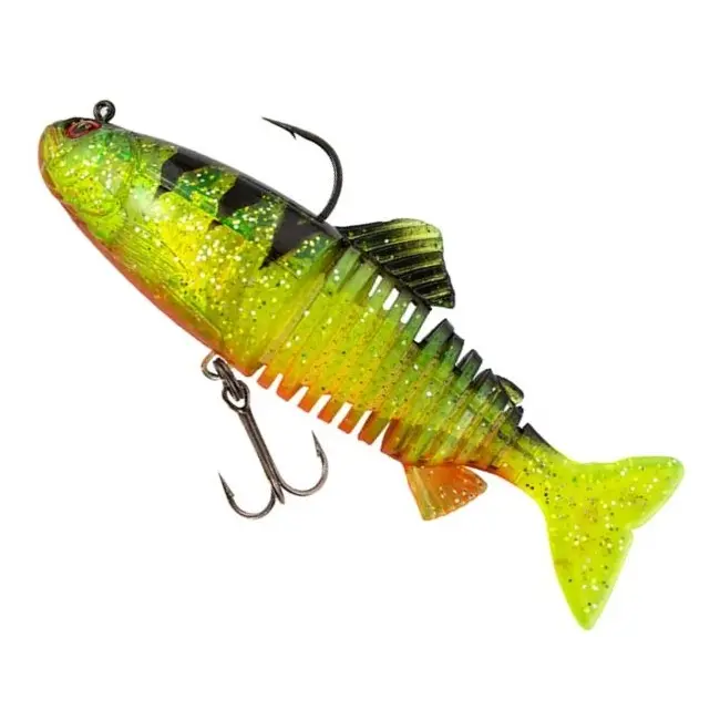 Swimbait FOX Rage Replicant Jointed, UV Perch, 18cm, 80g