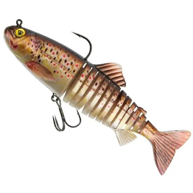 Swimbait Fox Rage Replicant Trout Jointed, Supernatural Brown Trout, 23cm, 130g