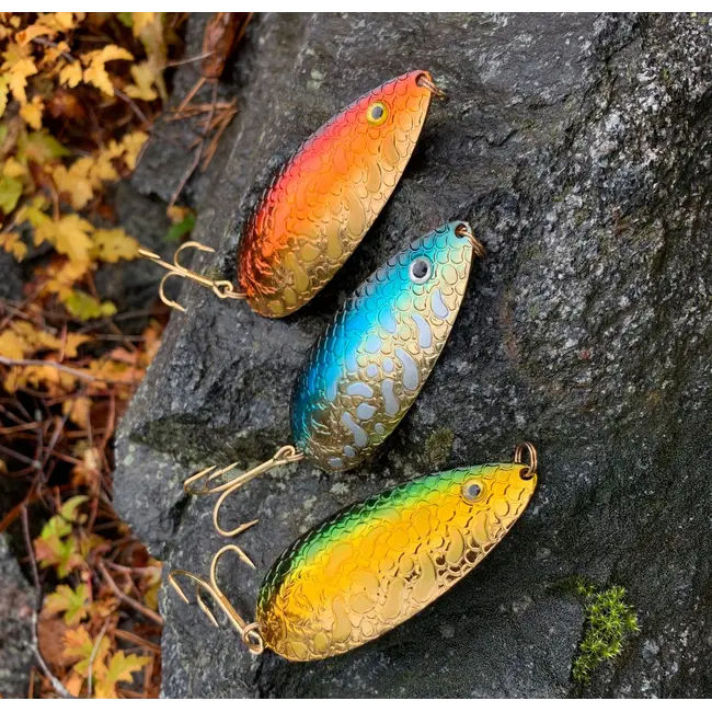 Editie Specială 2021! Lingurita Kuusamo Vuosiuistin Hauki Special, 8cm, 28g, Sininen