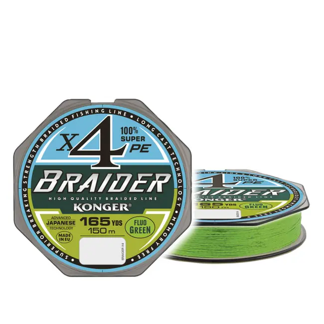 Fir Textil Konger Braider X4 Lime Green 150m 