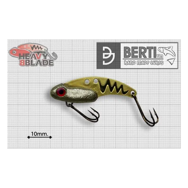 Cicada Berti Heavy Blade Nr.1, Culoare Gold, 4cm, 7g