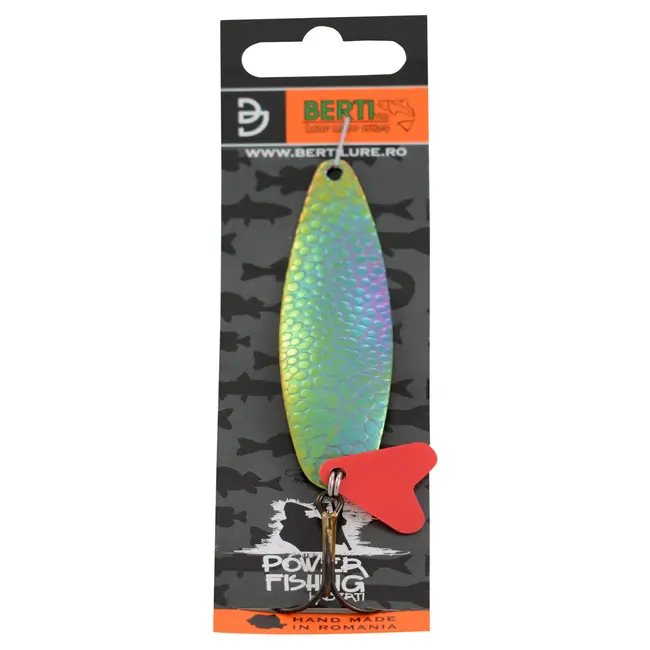 Lingura Oscilanta Bertilure ES Nr. 2, Amprenta Drg.Skin, Culoare Rainbow, 8cm, 11g