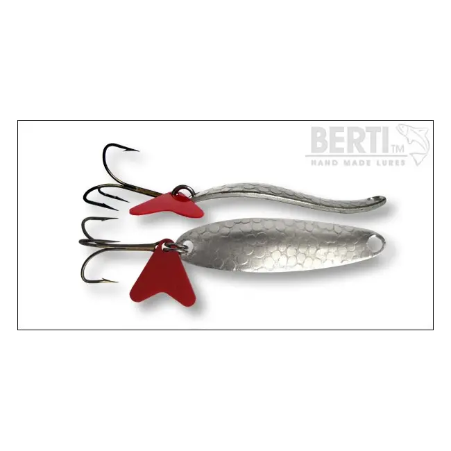 Lingura Oscilanta Bertilure Taifun Nr.1, Amprenta Dragon Skin, Culoare Silver, 7g