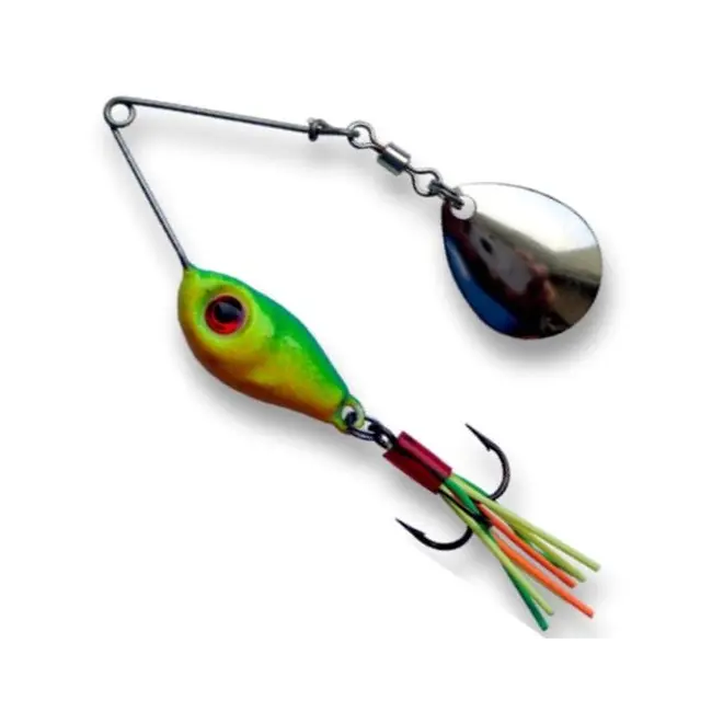 Microspinnerbait Berti cu Ancora, Colorado, Fire Tiger, 7g