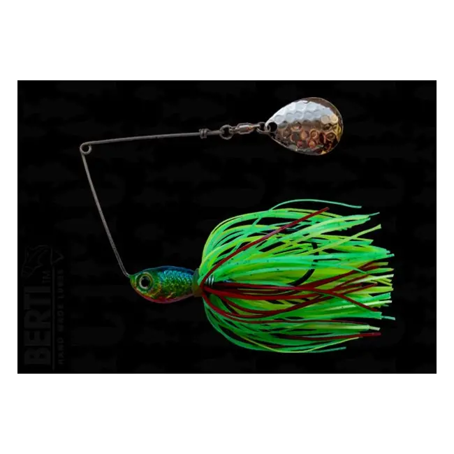 Bertilure Spinnerbait Colorado Deep Cup 11gr Skirt Siliconic Fire Tiger