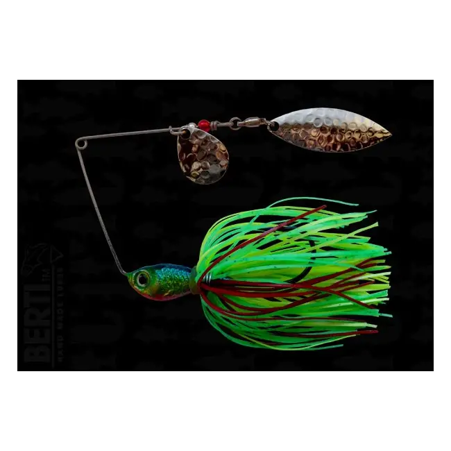 Bertilure Spinnerbait Colorado nr.2 Salcie nr.2 11gr Skirt Siliconic Fire Tiger