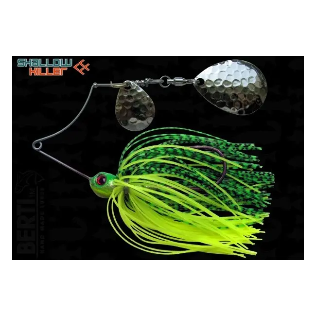 Spinnerbait Berti Shallow Killer Colorado Colorado, Chartreuse/Lime Tiger, 7g