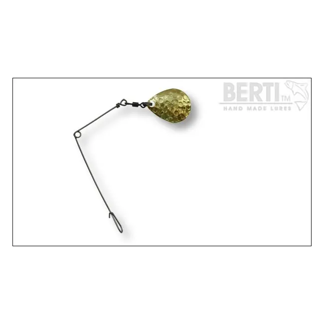 Spinnerbait Bertilure cu Agrafa si Paleta Colorado Gold 1.6cm
